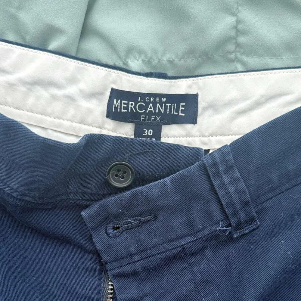 3 for $15 J. Crew Men's Navy Blue Shorts - Picture 2 of 4